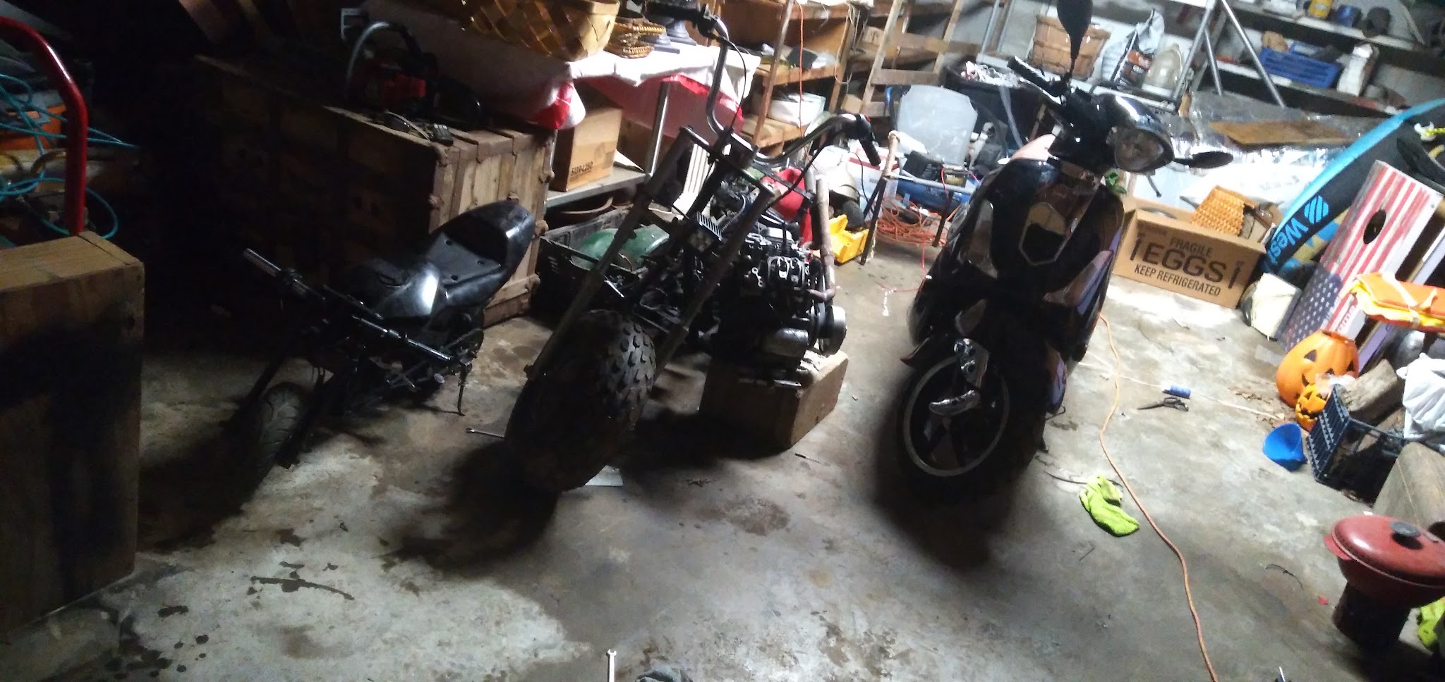 Engine and equipment in my Anderson shop